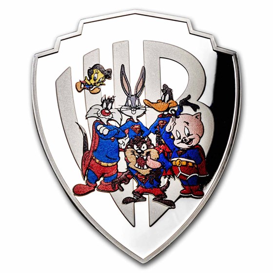 2023 Niue 2 oz Silver $5 WB 100 Years - Looney Tunes Superman 2023 Niue 2 oz Silver $5 WB 100 Years - Looney Tunes Superman