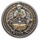 2023 Niue 2 oz Silver Antique Alchemist: Homunculus Paracelsus