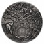 2023 Niue 2 oz Silver Antique Angels & Demons: Leviathan