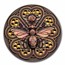 2023 Niue 2 oz Silver Antique Steampunk: Metal Bee