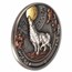 2023 Niue 2 oz Silver Antique Steampunk: Metal Wolf