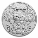 2023 Niue 2 oz Silver Czech Lion BU