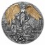 2023 Niue 2 oz Silver Guardian Angel (Gilded) w/ Box & COA