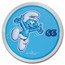 2023 Niue 2 oz Silver Smurfs Blue High Relief 65th Anniv (COA #6)