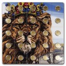2023 Niue 25x 1/2 gram Gold Czech Lion BU