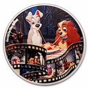 2023 Niue 3 oz Silver $10 Disney Masterpieces: Lady & The Tramp