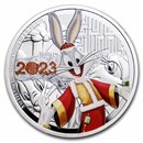 2023 Niue 3 oz Silver $10 Lunar Year of The Rabbit Bugs Bunny