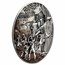 2023 Niue 3 oz Silver Around the World in 80 Days: Train Trip