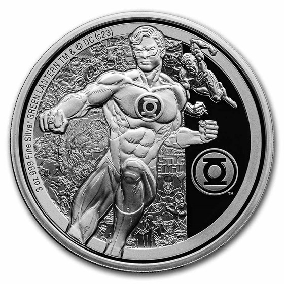 2023 Niue 3 oz Silver Coin $10 DC Classics: GREEN LANTERN™