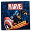 2023 Niue 5 oz Silver $10 Marvel: Captain America Shield Replica