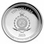 2023 Niue 5 oz Silver $10 Marvel: Captain America Shield Replica