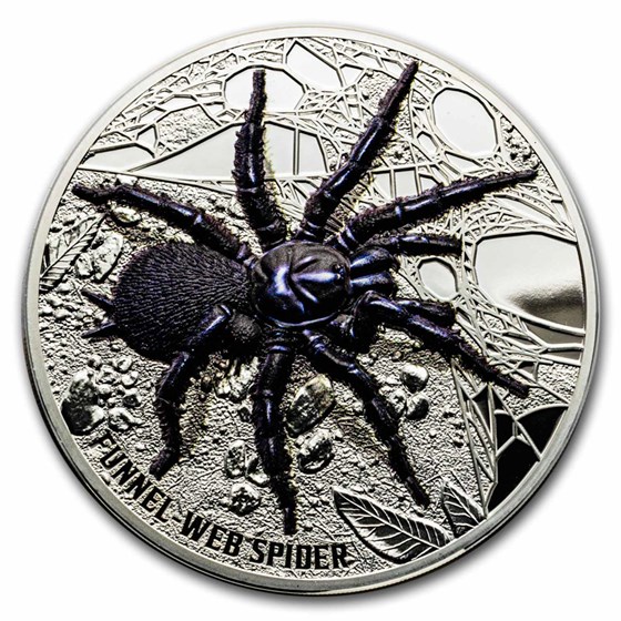 2023 Niue 5 oz Silver Proof Australia's Funnel-Web Spider