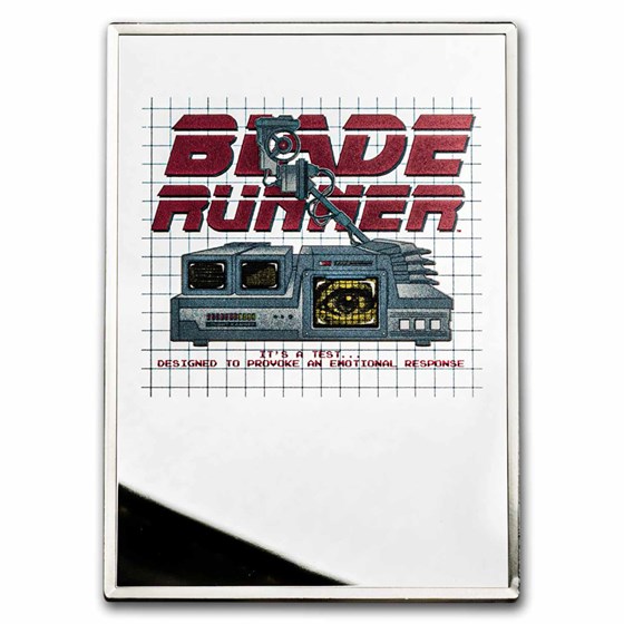 2023 Niue 5 oz Silver Warner Bros. 100 - Blade Runner Poster 2023 Niue 5 oz Silver Warner Bros. 100 - Blade Runner Poster