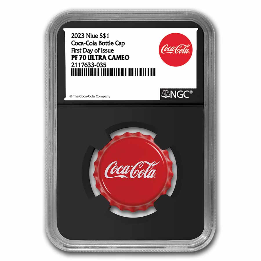 Coca-Cola® 6 gram Silver Bottle Cap - PF-70 NGC (FDI) | eBay