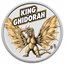 2023 Niue Colorized 1 oz Silver King Ghidorah Coin