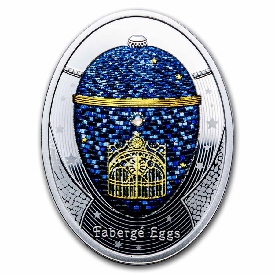 2023 Niue Silver Faberge Eggs: Twilight Egg