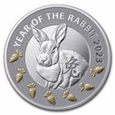 2023 Niue Silver Year of the Rabbit Lucky Number 7 Proof