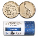 2023-P American Innovation $1 Automobile 25-Coin Roll (Indiana)