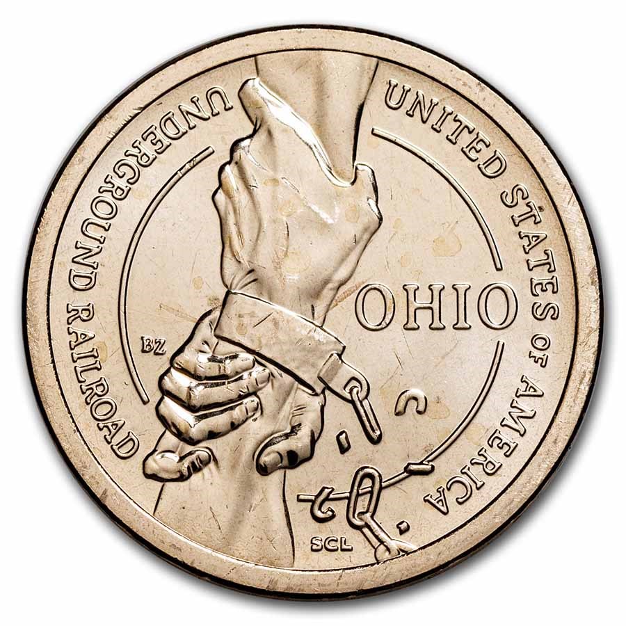 2023-P American Innovation $1 Underground Railroad BU (Ohio)