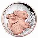 2023-P Australia 5 oz Silver Gilded Koala Proof (High Relief)