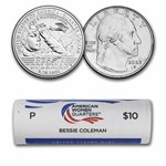 2023-P Bessie Coleman Women's Quarter 40-Coin BU Roll