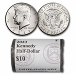 2023-P Kennedy Half Dollar 20-Coin Roll BU (Mint Wrapped)