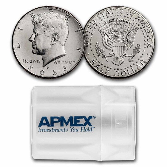 2023-P Kennedy Half Dollar 20-Coin Roll BU 2023-P Kennedy Half Dollar 20-Coin Roll BU