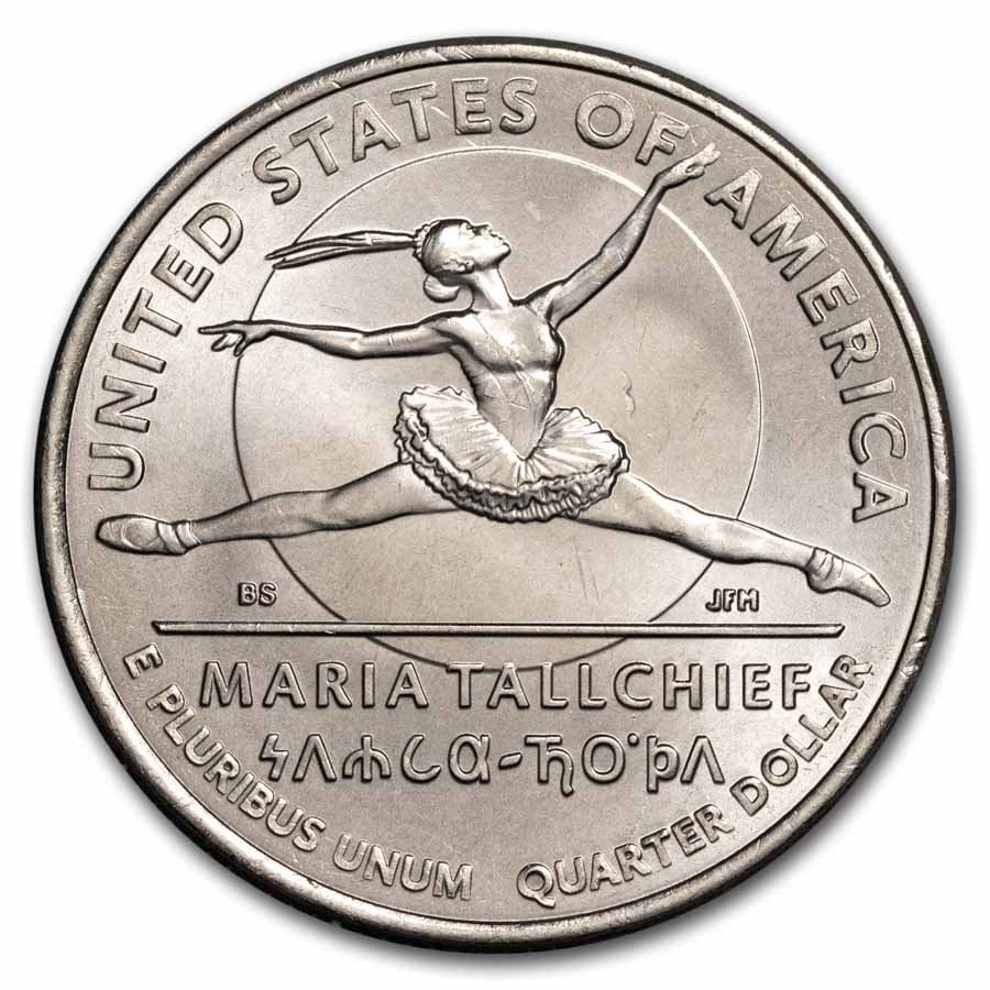 2023-P Maria Tallchief American Women Quarter BU