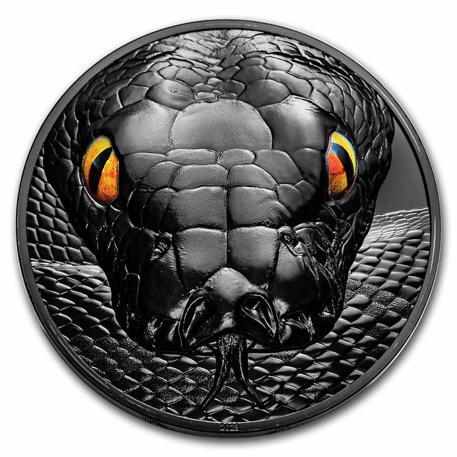 2023 Palau 1 kilo Silver Hunters by Night: Python