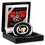 2023 Palau 1 oz Silver $5 Year of the Rabbit Proof (Gilded Gold)