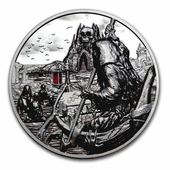 2023 Palau 3 oz Silver Ferryman of the Dead: Charon 2023 Palau 3 oz Silver Ferryman of the Dead: Charon