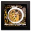 2023 Palau 3 oz Silver Fine Embroidery Art: The Kiss