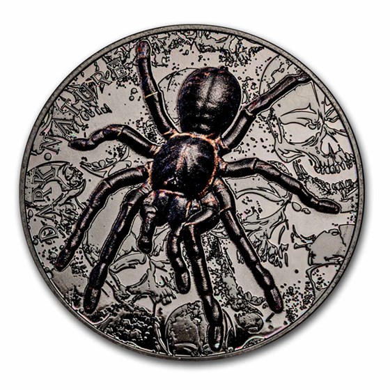 2023 Palau 3 oz Silver Proof Dark Natura: Thai Black Tarantula 2023 Palau 3 oz Silver Proof Dark Natura: Thai Black Tarantula