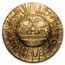 2023 Palau 500 Gram Silver $5 Domed Inca Sun God (Gilded Gold)