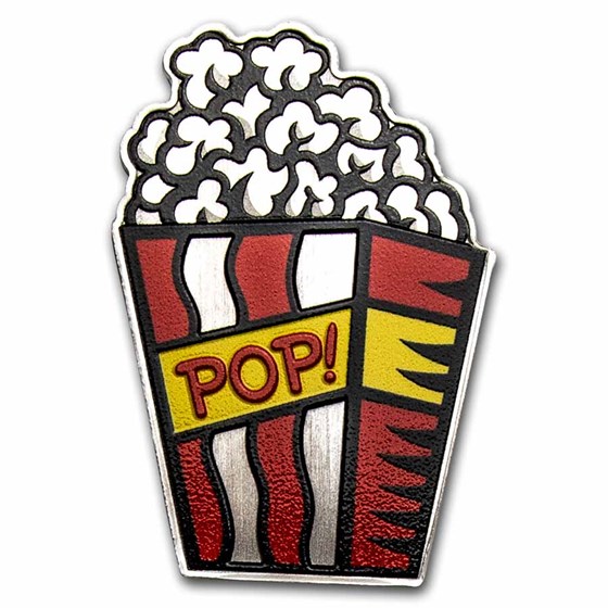 2023 PAMP 1 oz Silver $2 Burton Morris - Pop! 2023 PAMP 1 oz Silver $2 Burton Morris - Pop!