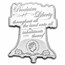 2023 PAMP 2 oz Silver $5 America the Free Liberty Bell