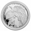 2023 Papua New Guinea 1 oz Silver Bird Of Paradise BU