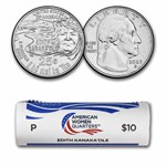 2023-PD Edith Kanaka'ole American Women Qtr 40-Coin 2 Roll Set