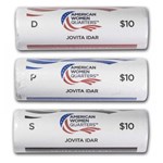 2023-PDS Jovita Idar American Women Qtr 40-Coin 3 Roll Set