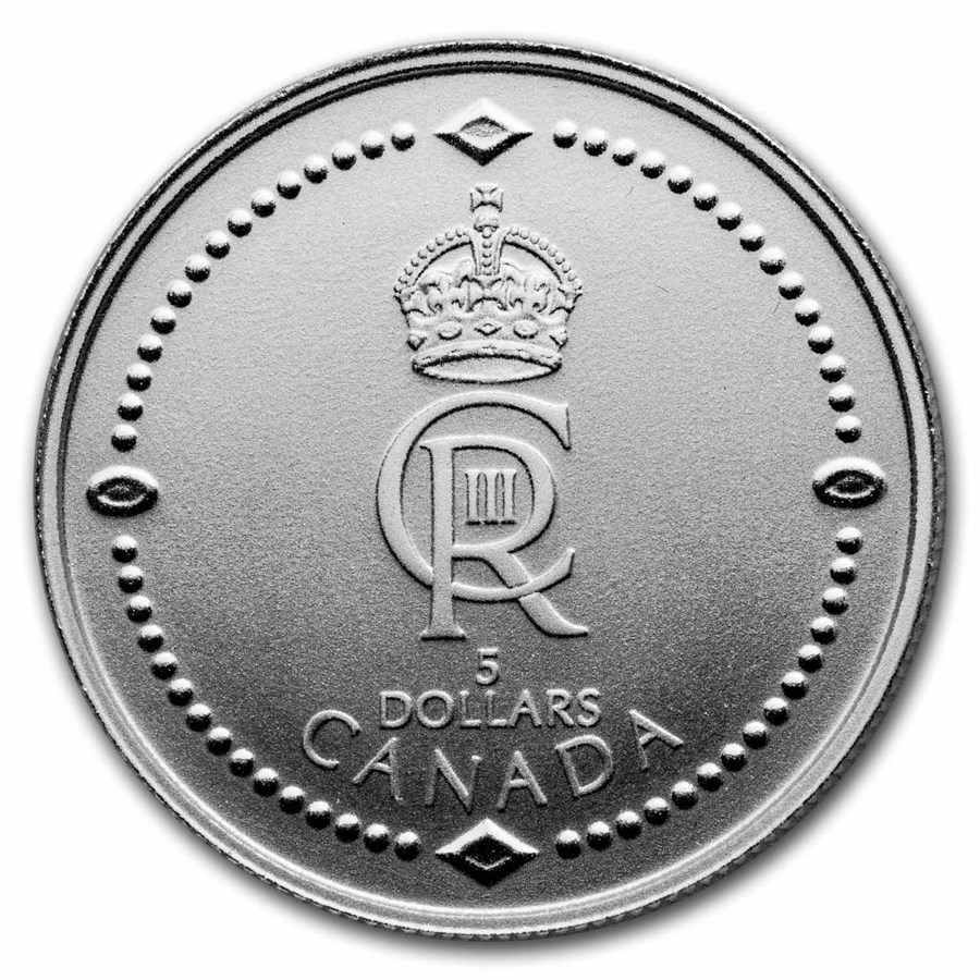 2023 RCM $5 Silver His Majesty King Charles III’s Royal Cypher