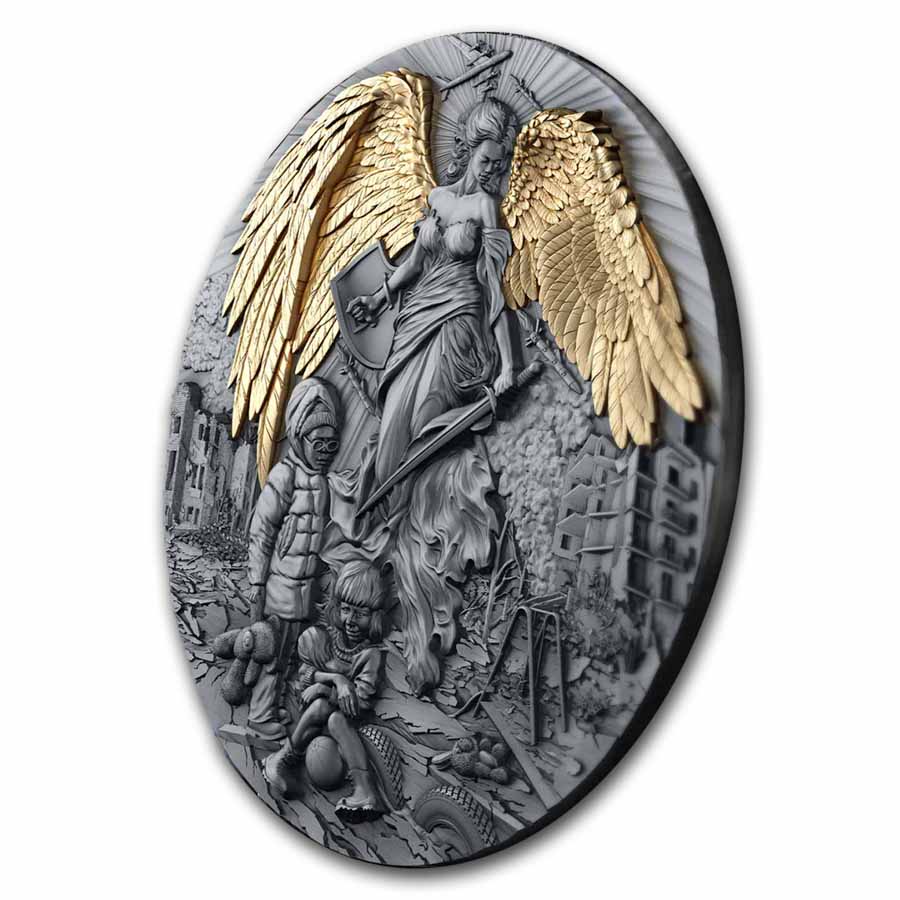 Buy 2023 Cameroon 2 oz Silver Guardian Angel | APMEX