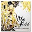 2023 Rep. of Ghana 2 oz Silver Gustav Klimt - The Kiss (Dmg Box)