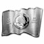 2023 Republic of Cameroon 1 oz Silver 3D Waving American Flag