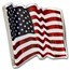 2023 Republic of Cameroon 1 oz Silver 3D Waving American Flag