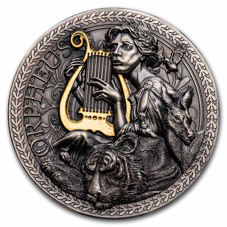 2023 Republic of Cameroon 1 oz Silver Greek Mythology; Orpheus