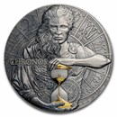 2023 Republic of Cameroon 2 oz Silver Dual Essence; Chronos