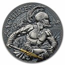 2023 Republic of Cameroon 2 oz Silver Greek Mythology; Achilles