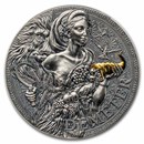 2023 Republic of Cameroon 2 oz Silver Greek Mythology; Demeter