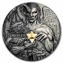 2023 Republic of Cameroon 2 oz Silver Lucifer Morning Star