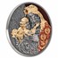 2023 Republic of Cameroon 2 oz Silver The Golden Touch